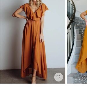 Baltic Born Katya Ruffle Maxi Dress - Maternity and nursing-friendly